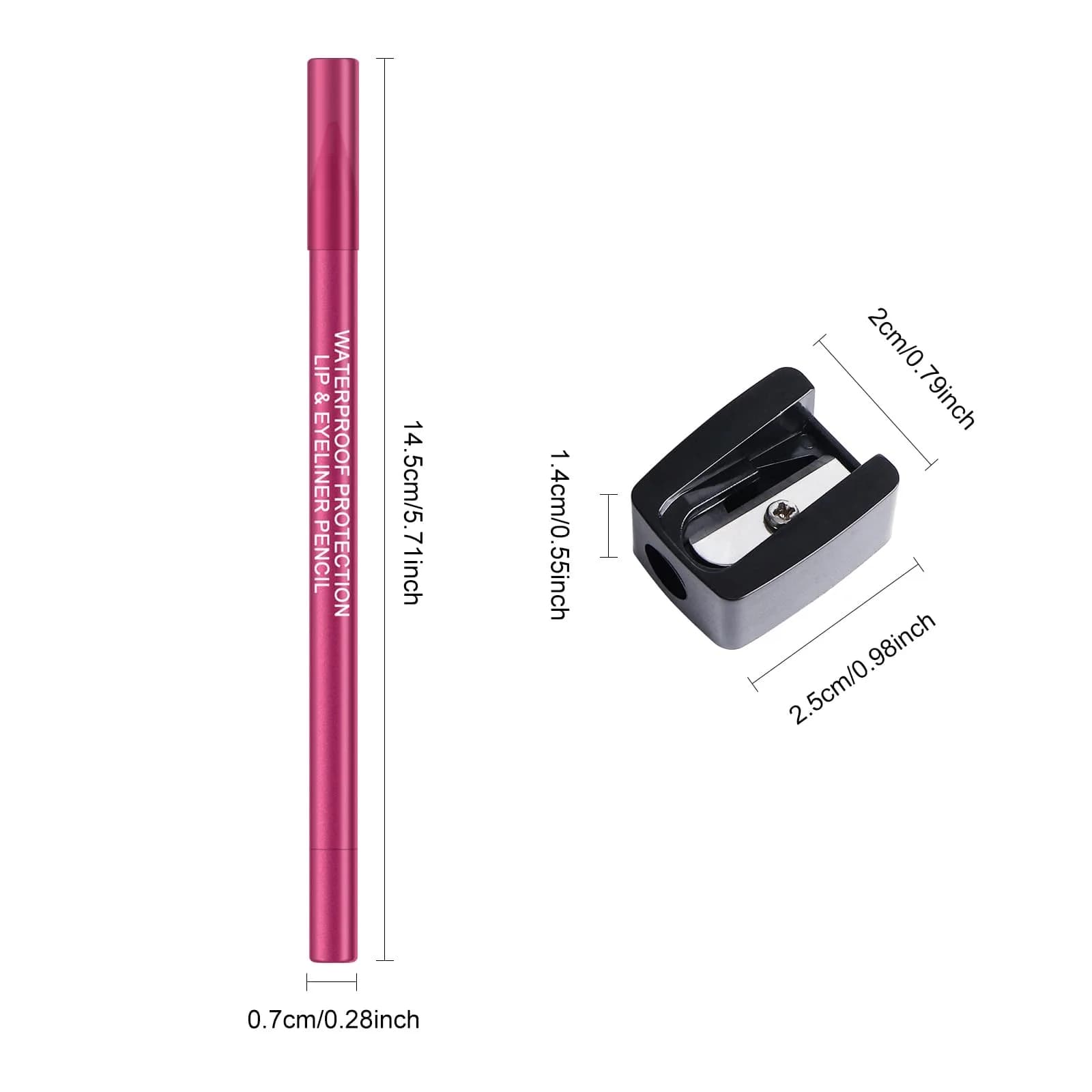 Ownest 3 Colors Gel Eyeliner Pencil Kit | Matte & Shimmer Pink Eyeliner for Women - view 6