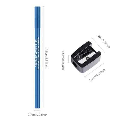 Ownest Blue Matte Shimmer Gel Eyeliner Pencil Kit 3pcs | Waterproof & Smudge-Proof for All Skin Tones thumbnail 6