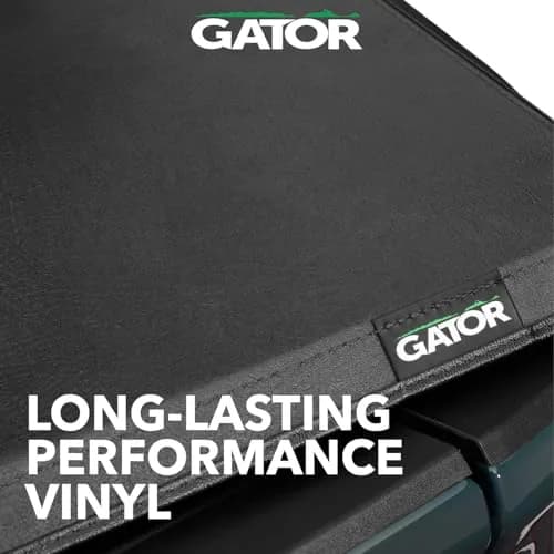 Gator Soft Tri-Fold Truck Bed Tonneau Cover 4'6" Bed | Weather-Sealed, No-Drill, Cargo Keepers Included thumbnail 7