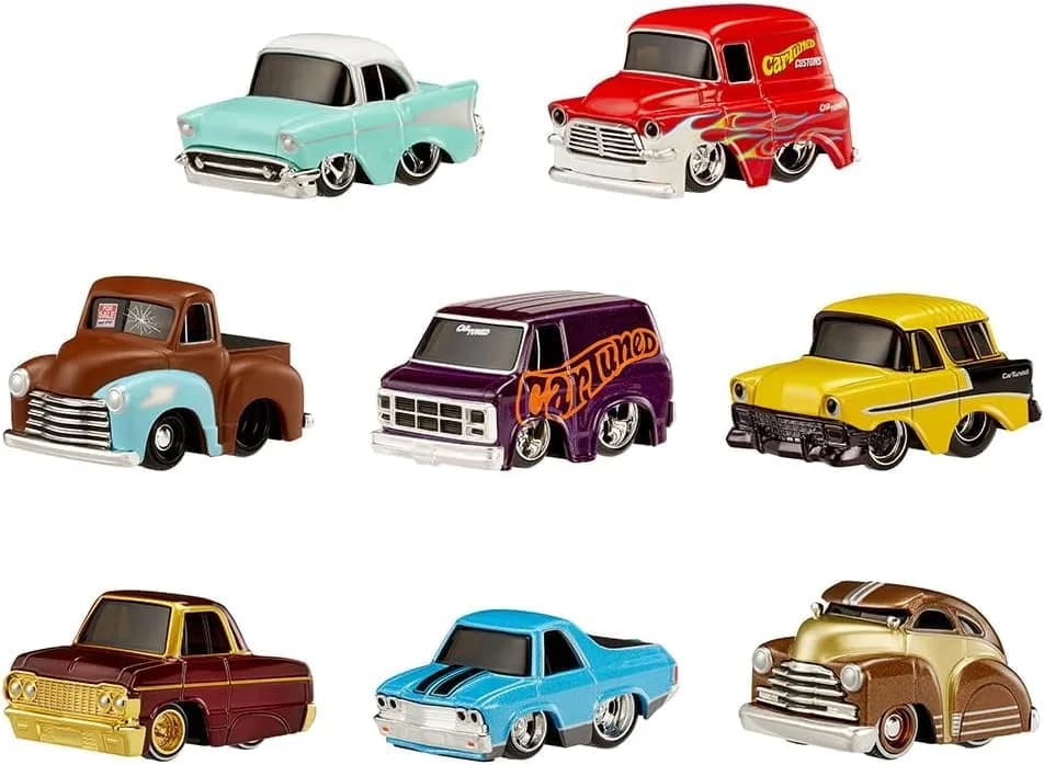 CARTUNED Diecast Model Cars Set of 8 | Mainline 2025 Series 4, 2.5 inch detailed collectible vehicles thumbnail 3