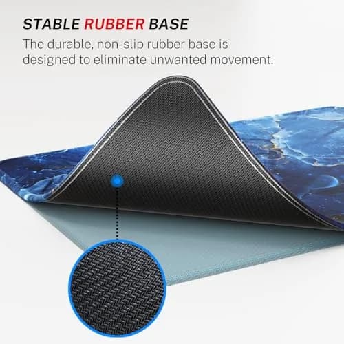 MROCO Ocean Marble Mouse Pad 21.6 cm x 27.9 cm (8.5 x 11 Inch) | Smooth Glide & Precise Control thumbnail 4