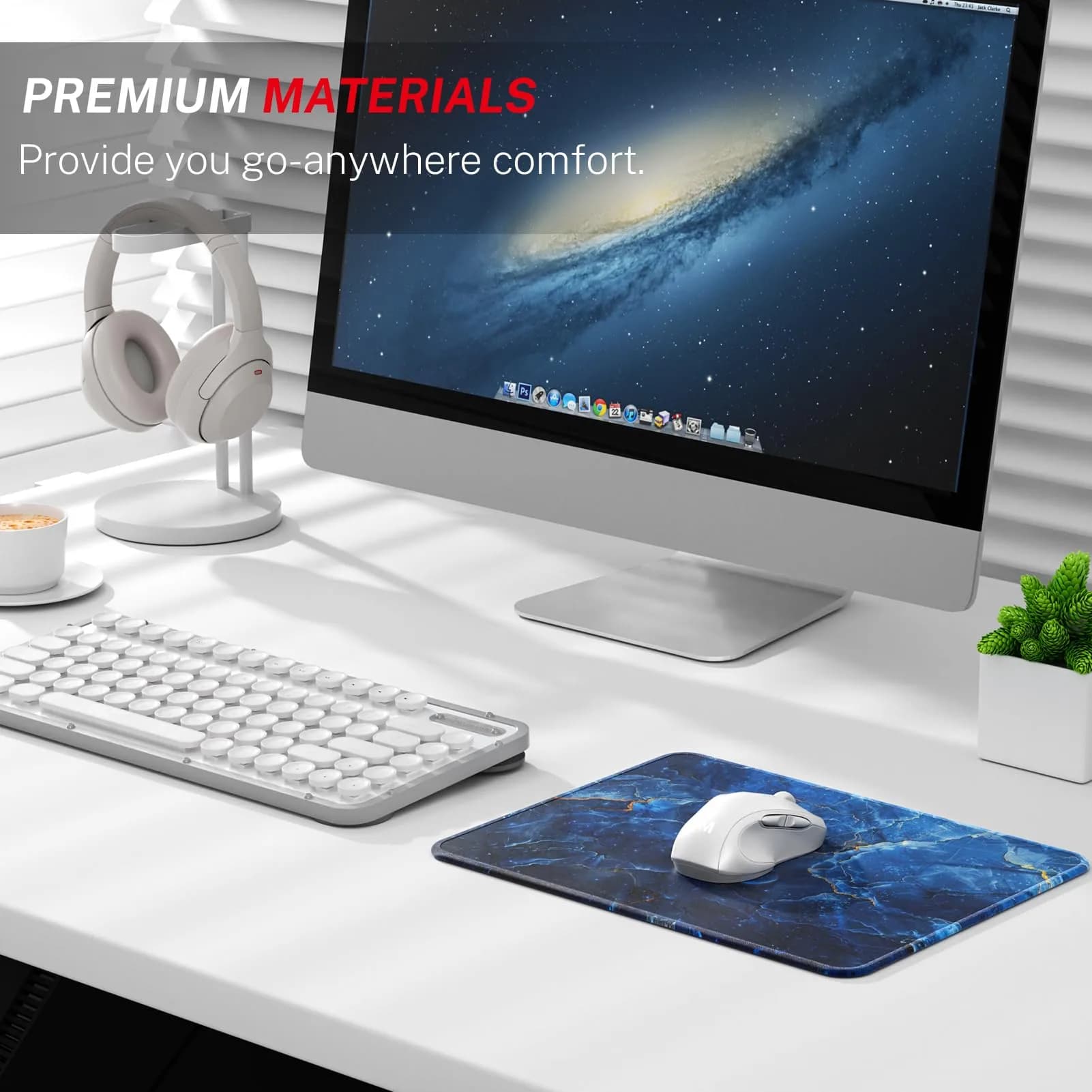 MROCO Ocean Marble Mouse Pad 21.6 cm x 27.9 cm (8.5 x 11 Inch) | Smooth Glide & Precise Control - view 6