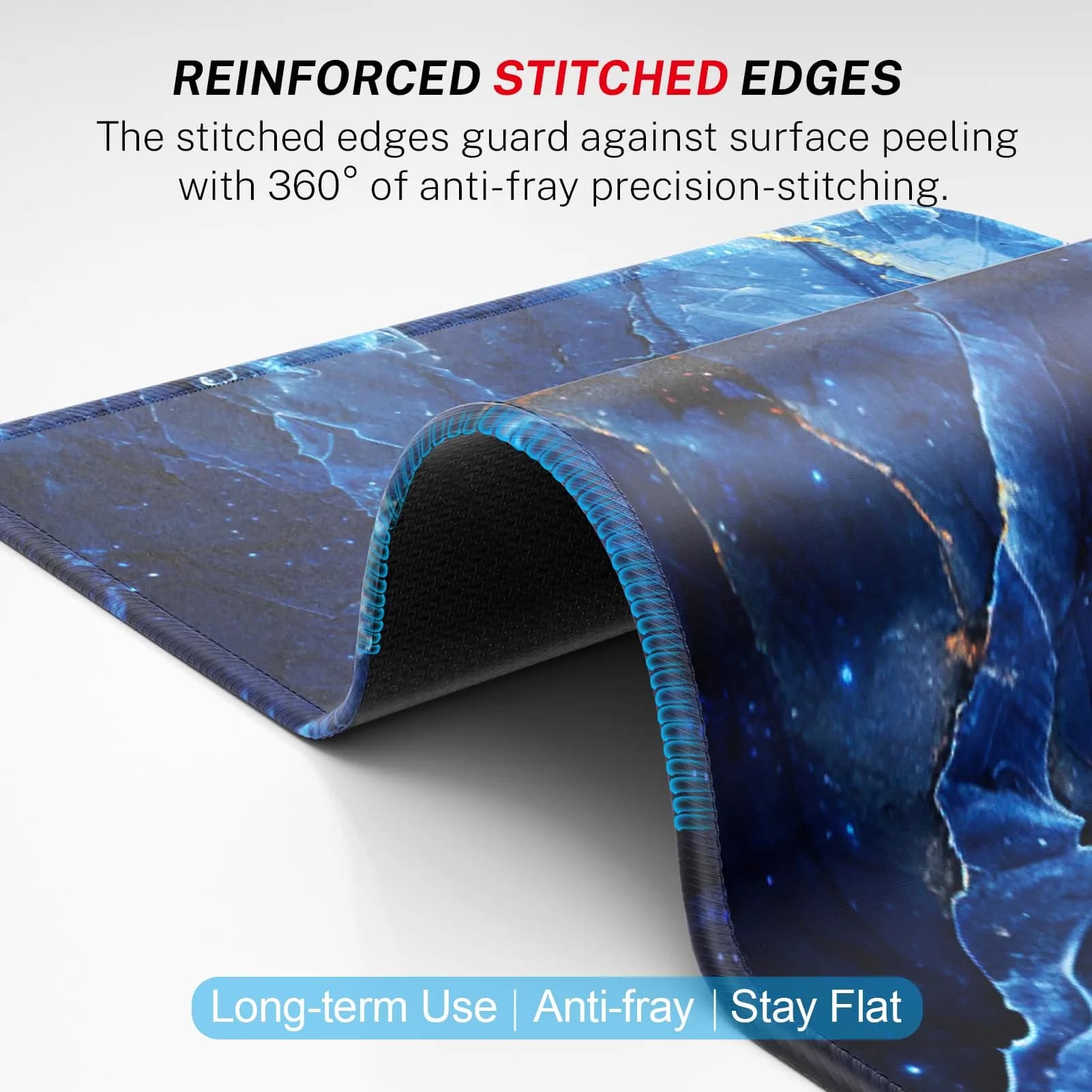 MROCO Ocean Marble Mouse Pad 21.6 cm x 27.9 cm (8.5 x 11 Inch) | Smooth Glide & Precise Control - view 3