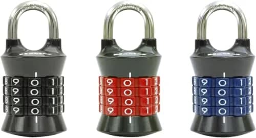 Master Lock 1535EC3 Set Your Own Combination Padlock 30 Pack | Durable Metal Body, Hardened Steel Shackle, Indoor Use thumbnail 1