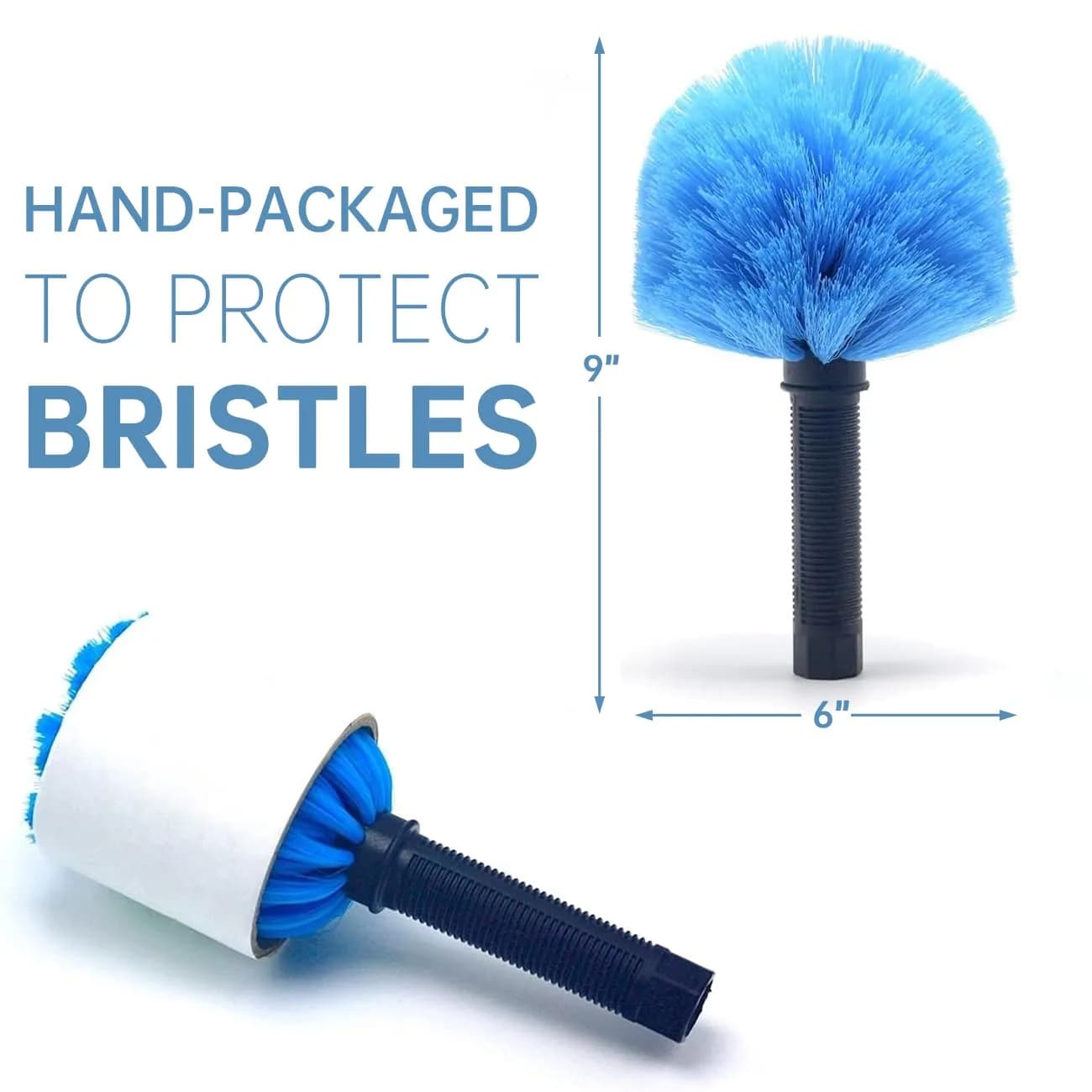 MAYKI Cobweb Duster Head Brush with Universal Threading | Attaches to Standard Poles - view 2