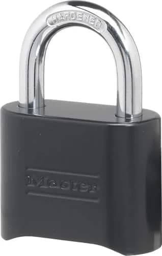 Master Lock Black Combination Padlock 2 Count (Pack of 10) | Set Your Own Combo Lock for Gym Locker, Gate, Shed thumbnail 1
