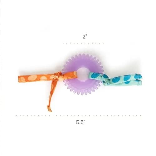 Catstages Kitty Chew Wheel Dental Cat Toy 2-Pack | Infused with Catnip Oil for Healthy Chewing thumbnail 8