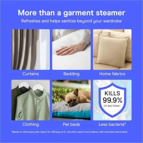 Conair Garment Steamer & Iron 1700W | Compact, Green | Fast Wrinkle Removal thumbnail 8