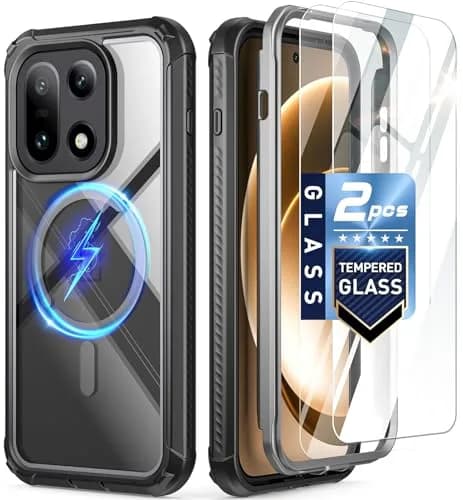 Poetic Guardian Case for OnePlus 15 5G with 2 Screen Protectors | Magsafe Compatible, Full Body Shockproof Clear Cover thumbnail 1