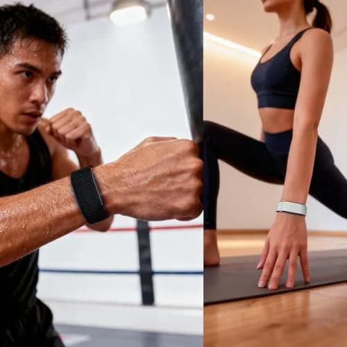 BlikWyt Nylon Loop Compatible with Amazfit Helio Strap, Breathable Soft Sport Hook and Loop Wristband (White) | Overlay Covered Design (22mm, One Size) thumbnail 7