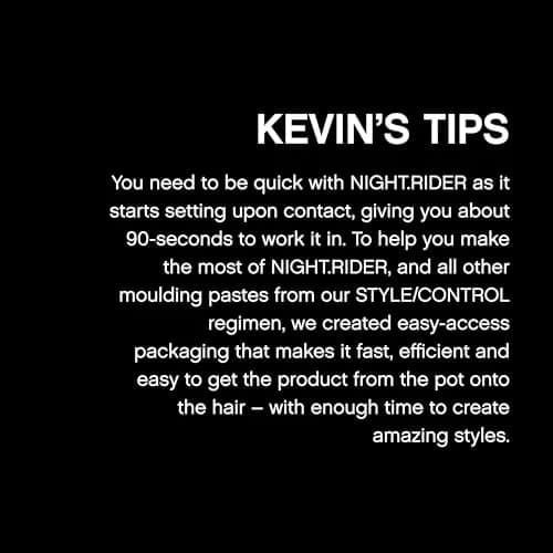 KEVIN.MURPHY NIGHT.RIDER Strong Hold Hair Moulding Paste 177ml (7 Fl Oz) | Matte Texture & Separation thumbnail 6