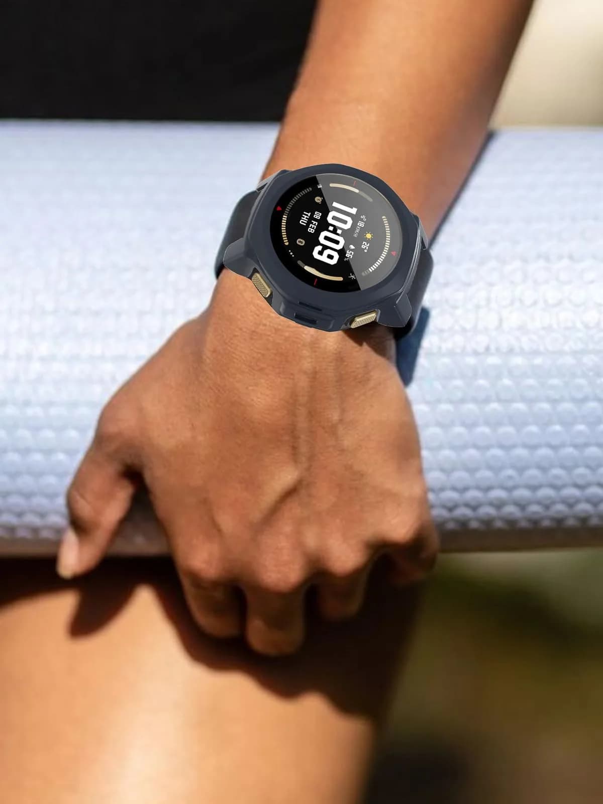 FJIASTB Case for Amazfit T-Rex 3 Pro 44mm Smart Watch | Rugged PC Cover with Built-in Screen Protector - view 7