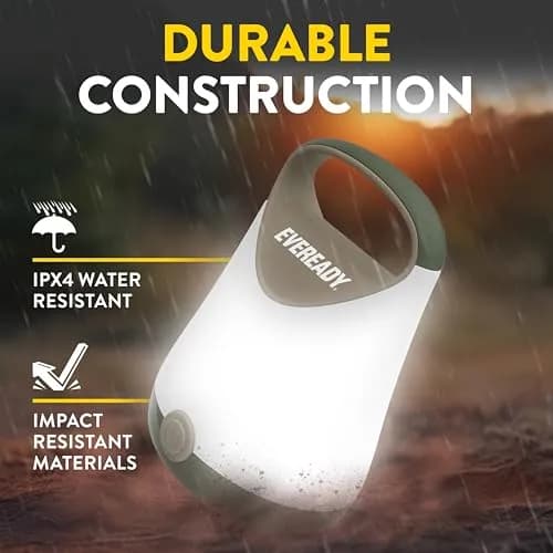 Eveready LED Camping Lantern X-250 (2-Pack) | 250 Lumens, 100-Hour Runtime, Water-Resistant thumbnail 5