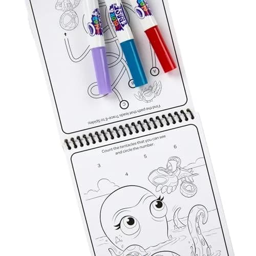 Crayola Color & Erase Reusable Activity Pad Spidey and His Amazing Friends 18cm x 14cm (7.25in x 5.6in) | Washable Markers Included thumbnail 4