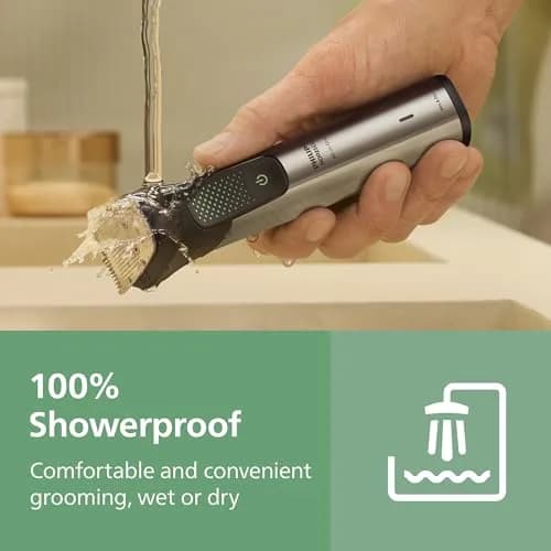 Philips Norelco All-in-One 9000 Series Trimmer MG9575/49 | 23-in-1 Face, Hair & Body Grooming, Steel Blades, 6-Hr Runtime thumbnail 8