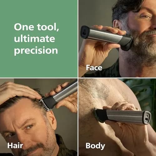 Philips Norelco All-in-One 9000 Series Trimmer MG9575/49 | 23-in-1 Face, Hair & Body Grooming, Steel Blades, 6-Hr Runtime thumbnail 2