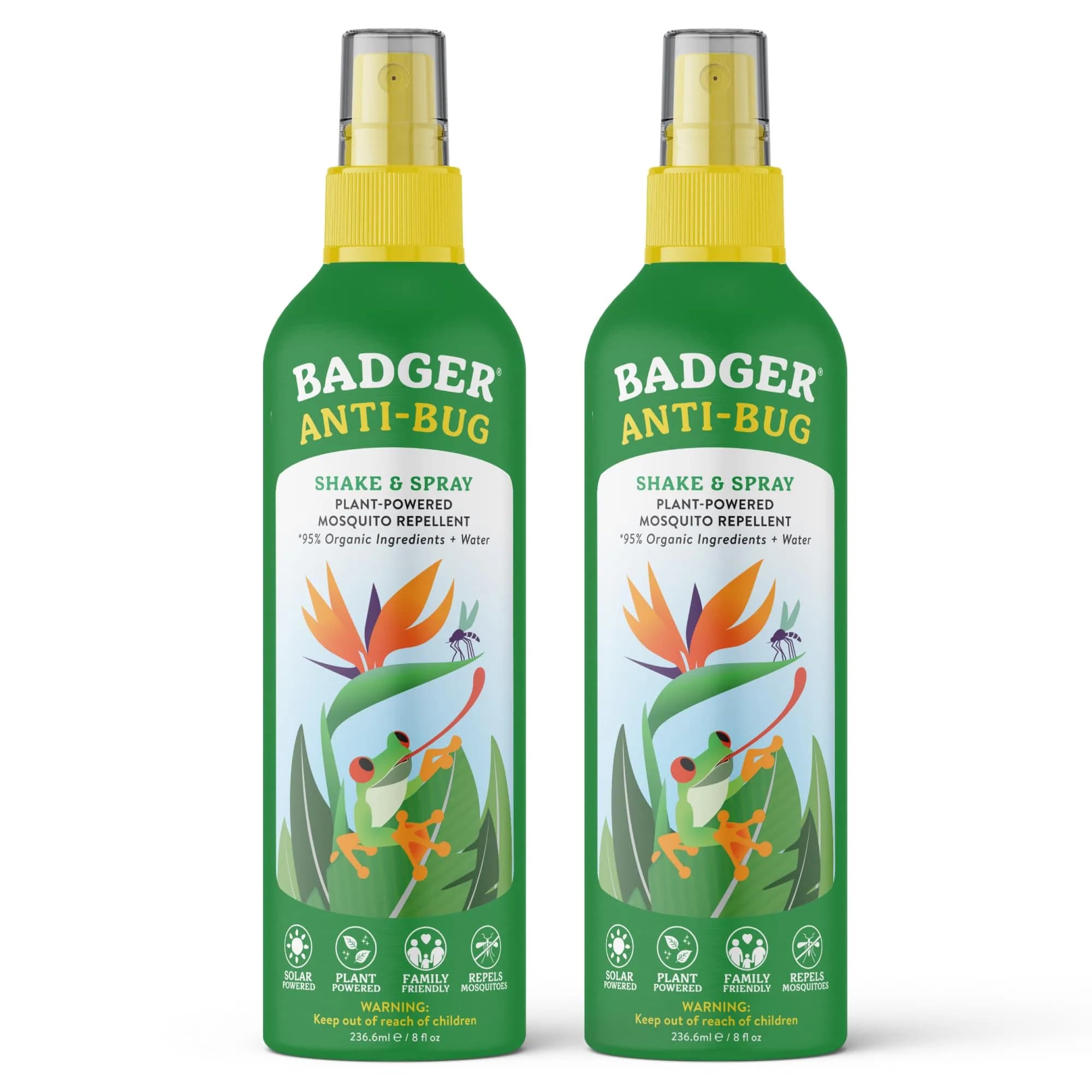 Badger Natural Bug Spray 473ml (16 fl oz) | DEET-Free Mosquito Repellent for Families - main product image