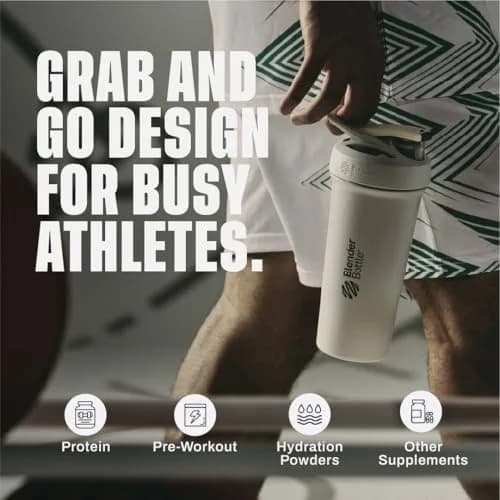 BlenderBottle Sport Sleek Stainless Steel Shaker Bottle 739ml (25 oz) | Insulated for 24 Hours thumbnail 5