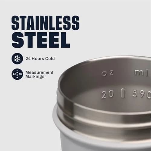 BlenderBottle Sport Sleek Stainless Steel Shaker Bottle 739ml (25 oz) | Insulated for 24 Hours thumbnail 3