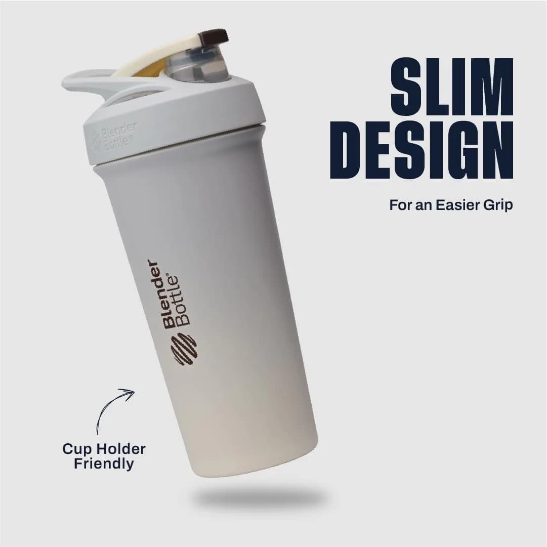 BlenderBottle Sport Sleek Stainless Steel Shaker Bottle 739ml (25 oz) | Insulated for 24 Hours - view 4