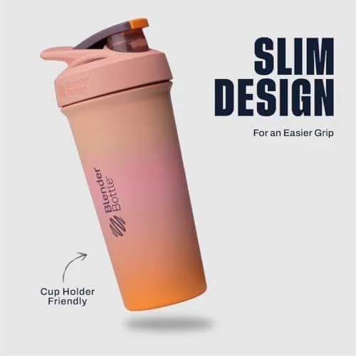BlenderBottle Sport Sleek Stainless Steel Shaker Bottle 739ml (25 oz) | Double-Wall Insulated for 24 Hours thumbnail 4