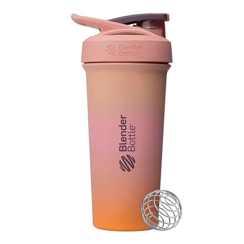 BlenderBottle Sport Sleek Stainless Steel Shaker Bottle 739ml (25 oz) | Double-Wall Insulated for 24 Hours thumbnail 1