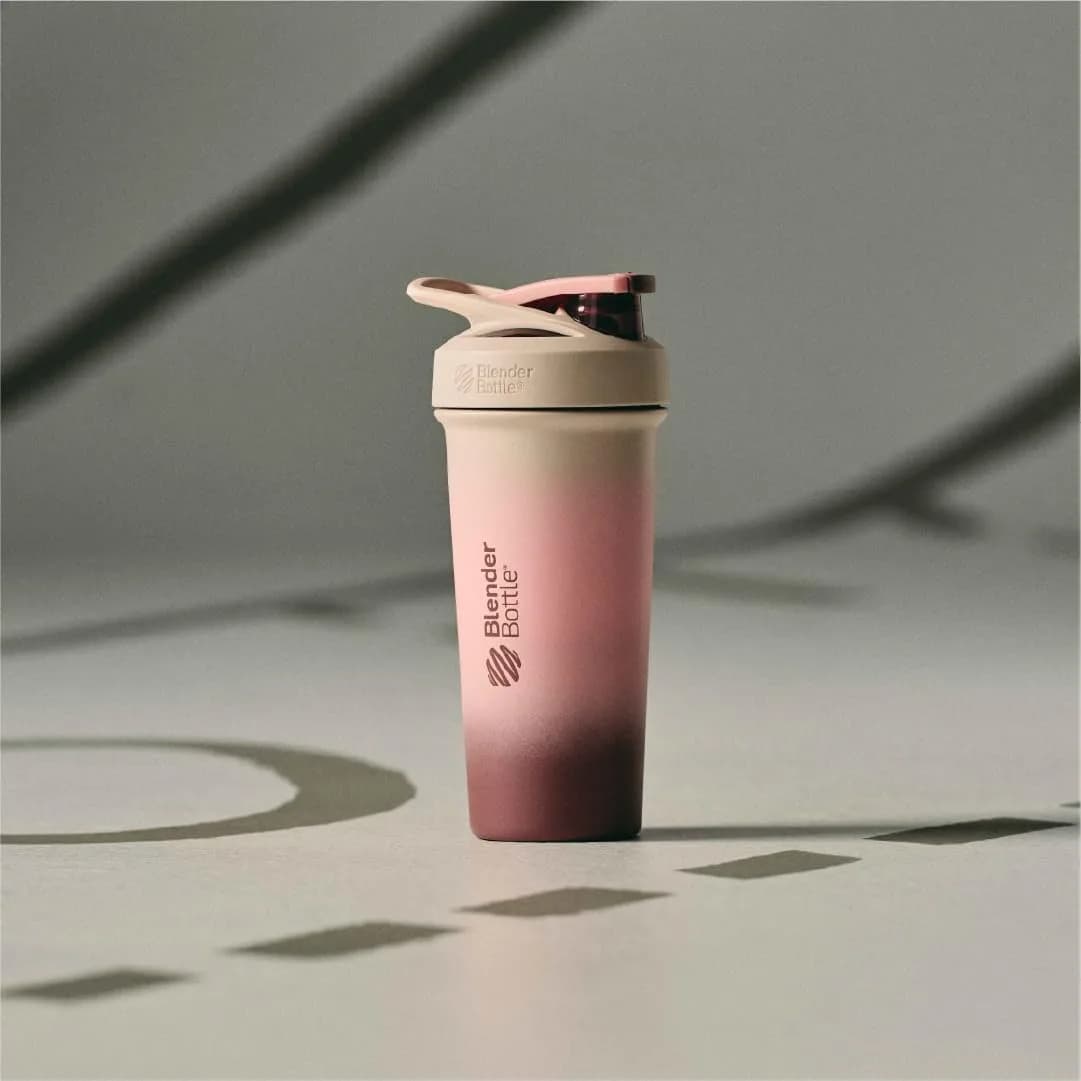 BlenderBottle Sport Sleek Stainless Steel Shaker Bottle 739ml (25 oz) | Keeps Drinks Cold 24 Hours - view 6