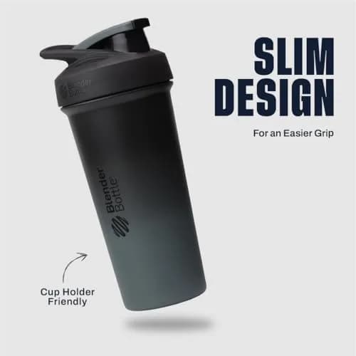 BlenderBottle Sport Sleek Stainless Steel Shaker Bottle 739ml (25 oz) | Keeps Drinks Cold 24 Hours thumbnail 4