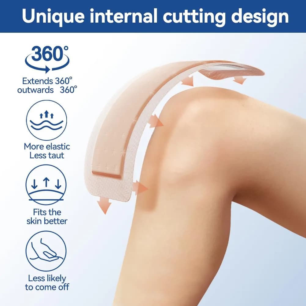 Dimora Silicone Super Absorbent Wound Dressing 4"x 8" (20 Count) | Instant Exudate Lock for Ulcers & Surgical Wounds - view 5