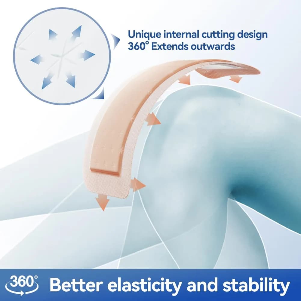 Dimora Silicone Super Absorbent Wound Dressing 4"x 8" (20 Count) | Instant Exudate Lock for Ulcers & Surgical Wounds - view 6