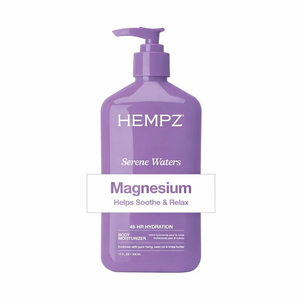 Hempz Magnesium Moisturizing Body Lotion - 17 Fl Oz | Supports Relaxation & Deep Hydration