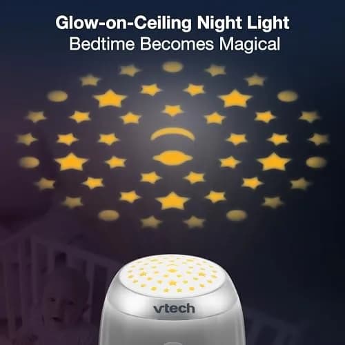 VTech 2 Parent Units Digital Audio Baby Monitor with Night Light | 1000ft Range, Two-Way Talk, Vibrating Alert thumbnail 6