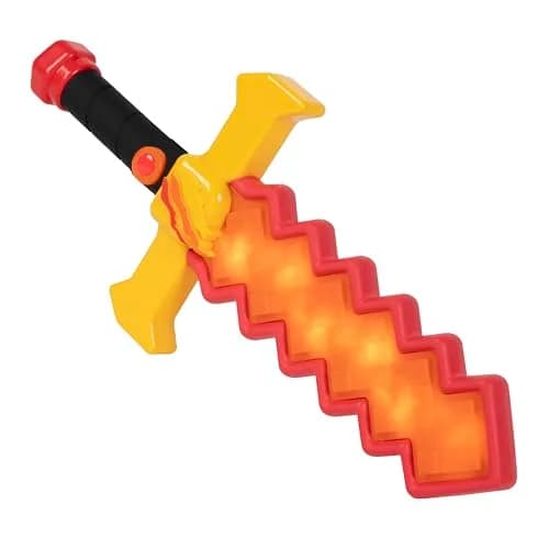 Prestonplayz PlebSlayer Sword 16in Light-Up Kids Role Play Toy with Lights, Unisex, Ages 5+ | Gaming Adventure Sword thumbnail 3