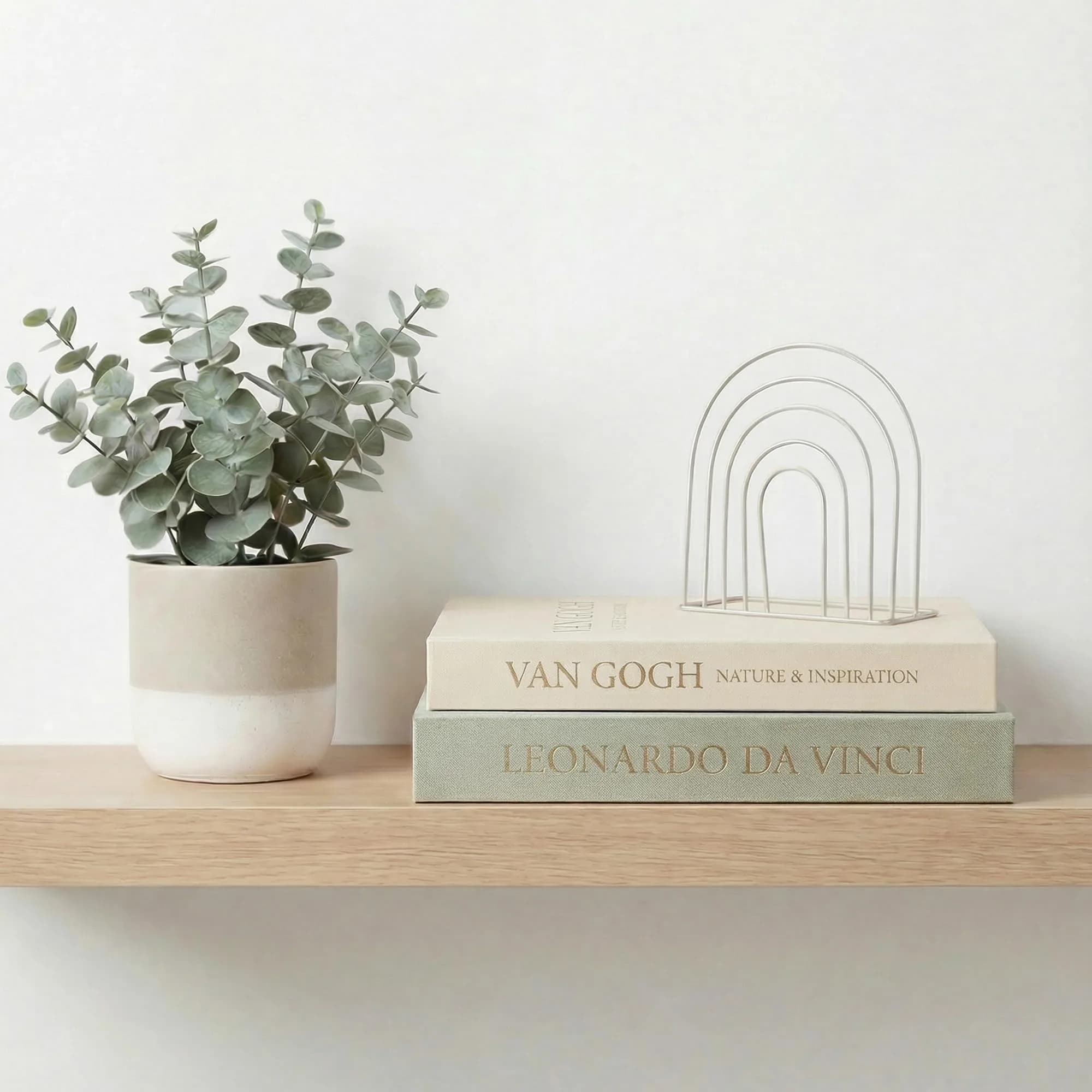 Inoostar Aesthetic Decorative Books Set of 2 Linen Boxes 20.8 cm (8.2 in) | Enhance Your Coffee Table, Bookshelf or Mantle Decor - view 3