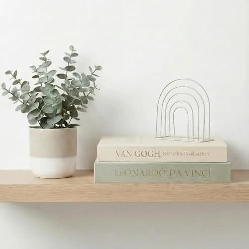 Inoostar Aesthetic Decorative Books Set of 2 Linen Boxes 20.8 cm (8.2 in) | Enhance Your Coffee Table, Bookshelf or Mantle Decor thumbnail 3