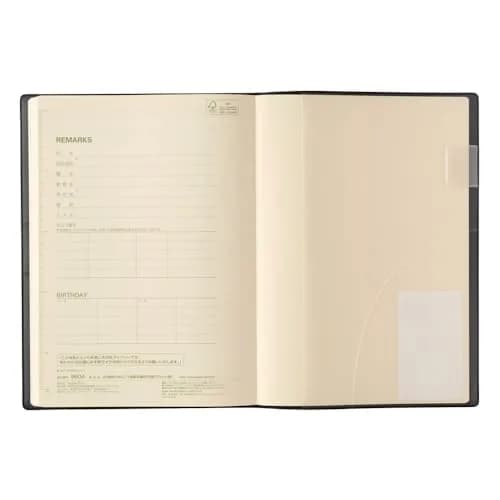 日本能率協会マネジメントセンター Noritsu NOLTY 9604 Notebook | Weekly & Monthly Planner, B5, Black, Starts April 2026 thumbnail 6