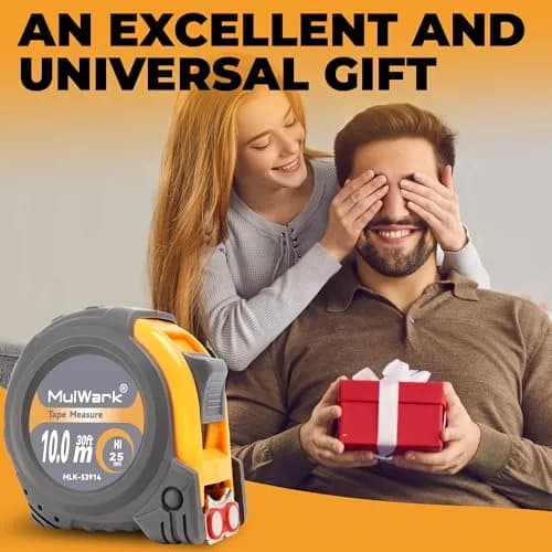 MulWark 30ft (9.14m) Retractable Metal Tape Measure | Professional Grade with Magnetic Hook & Dual Markings thumbnail 6