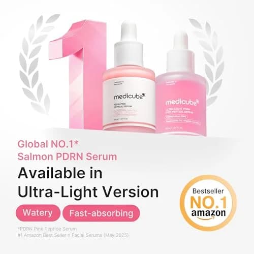 medicube PDRN Pink Peptide Serum with Salmon DNA 110ml (3.71 fl. Oz) | Hydrating & Glow Care thumbnail 2