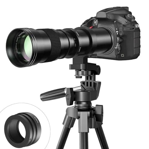 lightdow RF 420-800mm F8.3 Telephoto Zoom Lens (MF) for Canon RF Mount | Manual Focus Mirrorless Camera Lens thumbnail 1