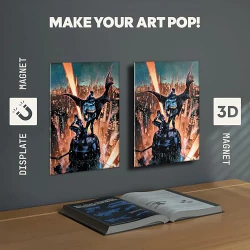 Displate Magnetic Wall Mount Kit for Hanging Pictures | Damage-Free Metal Poster Mounting Solution thumbnail 7