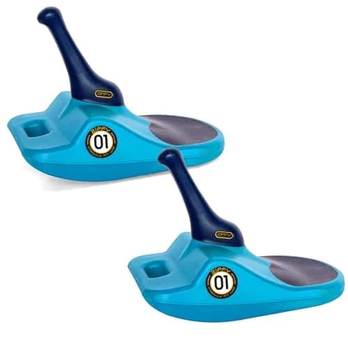 Zipfy Freestyle Mini Luge Snow Sled | Made in USA | Lightweight, Steerable Sit-Down Racer for All Ages thumbnail 1