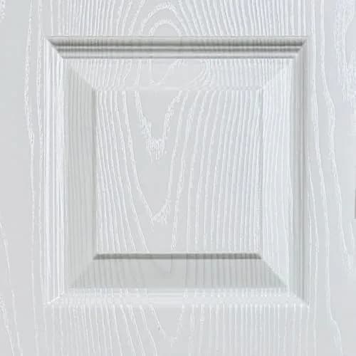 calhome 36 in. x 82 in. 6 Panel Hollow Core White Oak Finished PVC Interior Door Slab | Modern European Style thumbnail 3