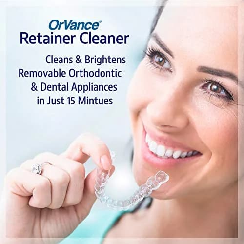 ORVANCE Retainer Cleaner Tablets 112 Count | Cleans Aligners & Guards Twice Weekly | 1 Year Supply thumbnail 7