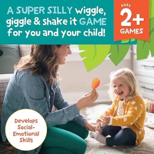 Peaceable Kingdom Deluxe Monkey Around Toddler Game with Beanbag Banana & Maraca | Cooperative Movement & Motor Skills for Ages 2+ thumbnail 4