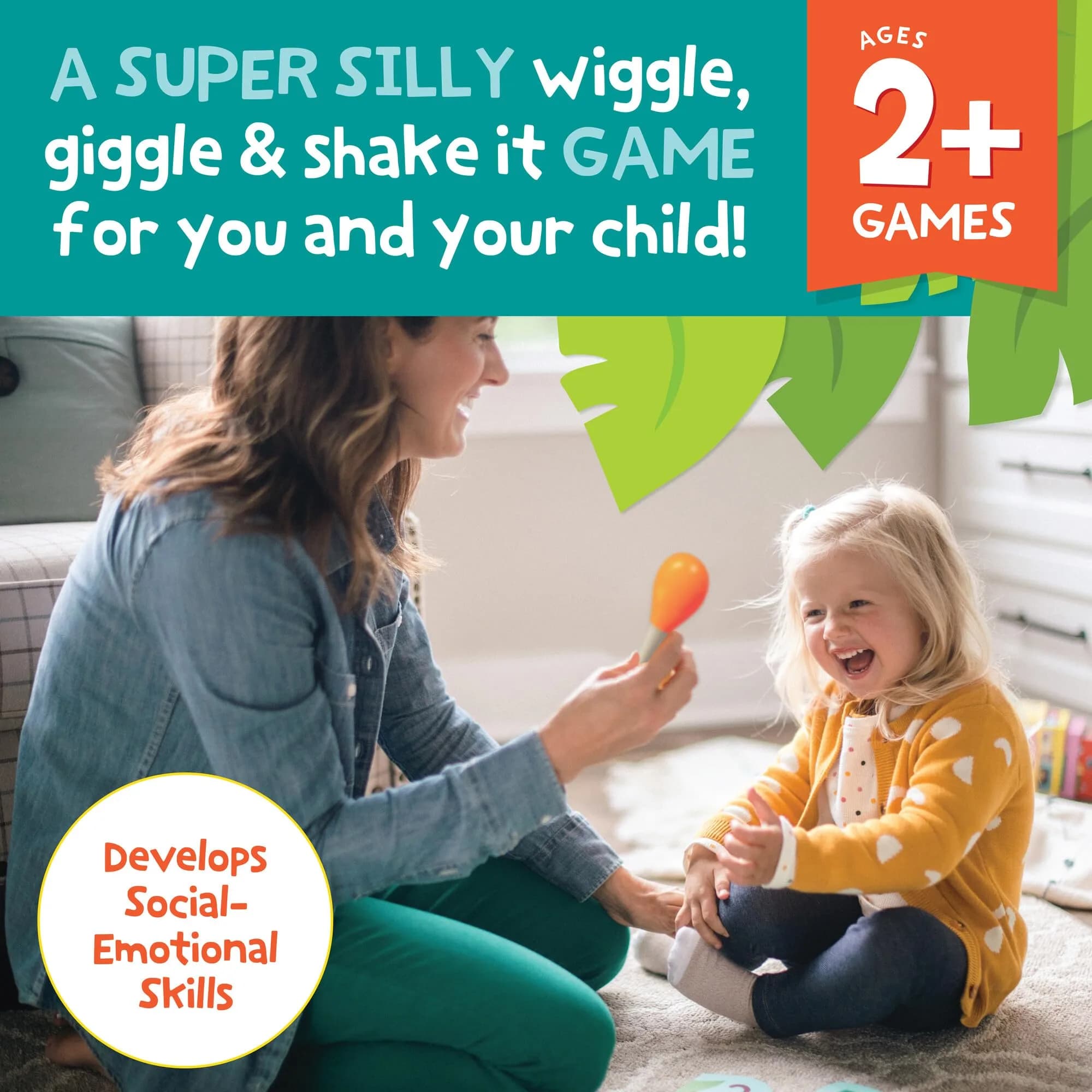 Peaceable Kingdom Deluxe Monkey Around Toddler Game with Beanbag Banana & Maraca | Cooperative Movement & Motor Skills for Ages 2+ - view 4