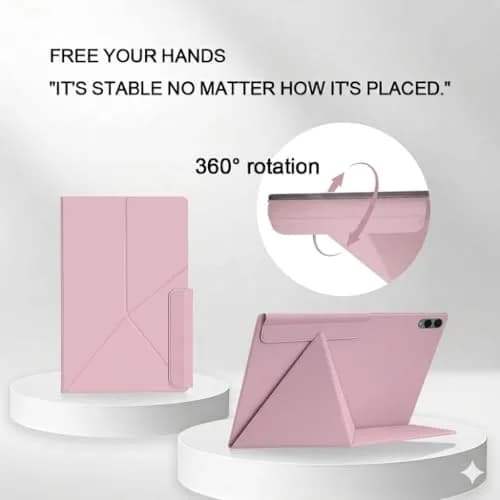 GUODONGMEI Magnetic Case for Samsung Galaxy S11 Ultra 14.6" | Auto Wake/Sleep Pink thumbnail 9