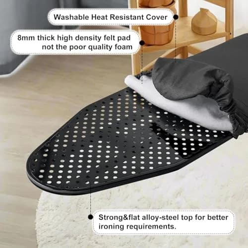 Duwee Wall Mounted Ironing Board 93cm (36") | Space-Saving Foldable Design for Apartments thumbnail 4
