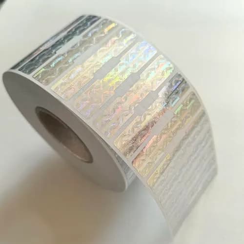 TLK&FBB Tamper Proof Hologram Stickers 5000pcs (2x0.4inch / 5x1cm) | High Security Void Seal Labels thumbnail 1