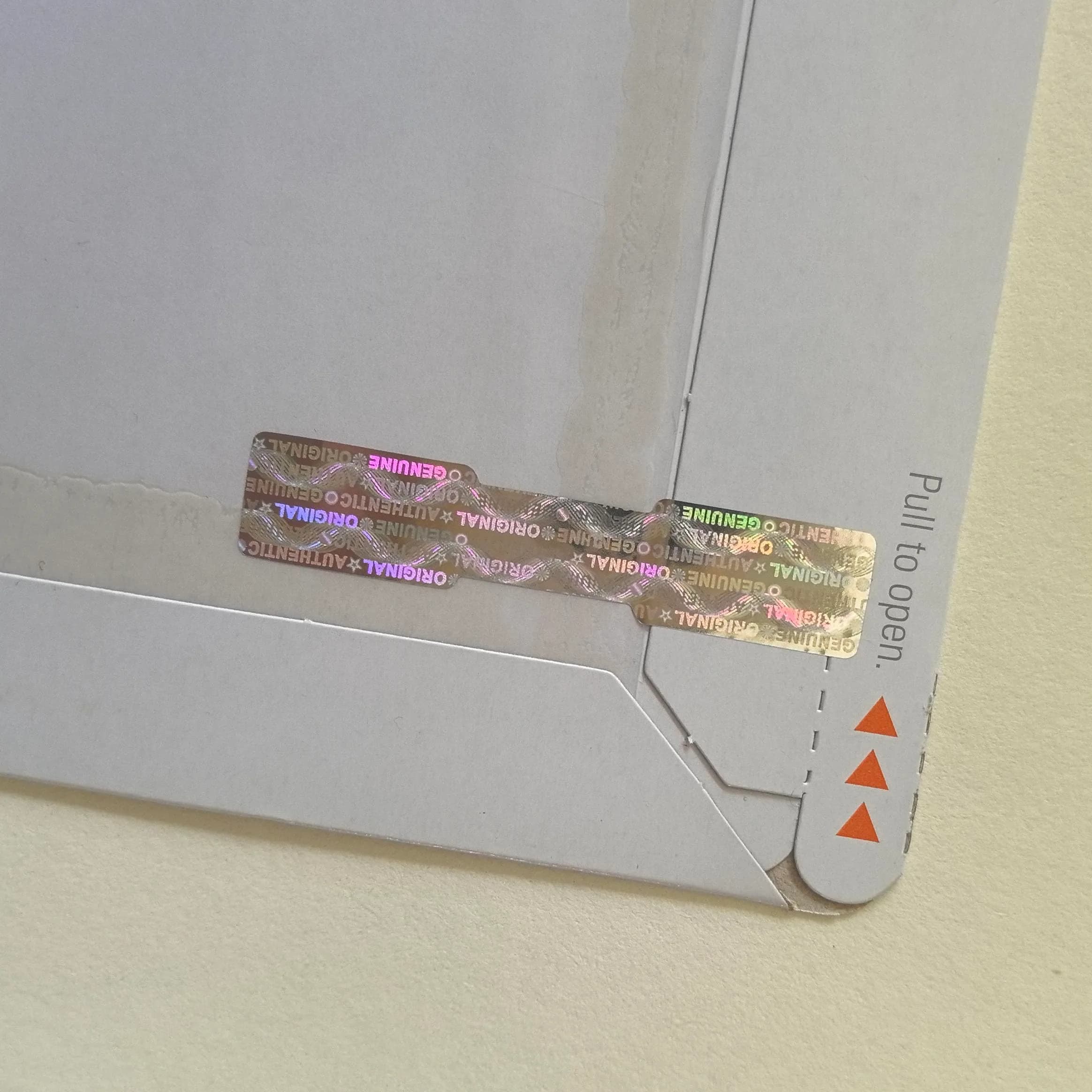TLK&FBB Silver Hologram Tamper Proof Stickers on Roll | Sequential Serial Numbering - view 3