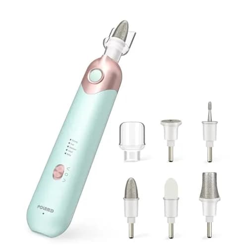 POLAMD Professional Electric Nail Drill Kit Blue | 5-Speed Cordless Manicure Pedicure Tool thumbnail 1